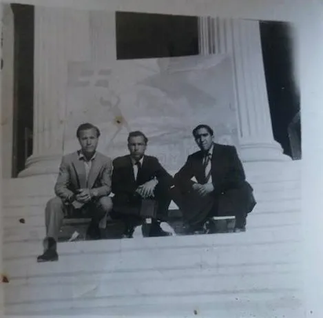 מימין לשמאל:מורדו שבתאי,מצה אלעזר ויוסף מצה
