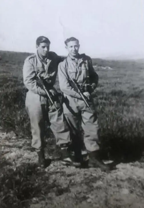 משמאל שמואל ארדיטי ומימין ברכה יהושוע