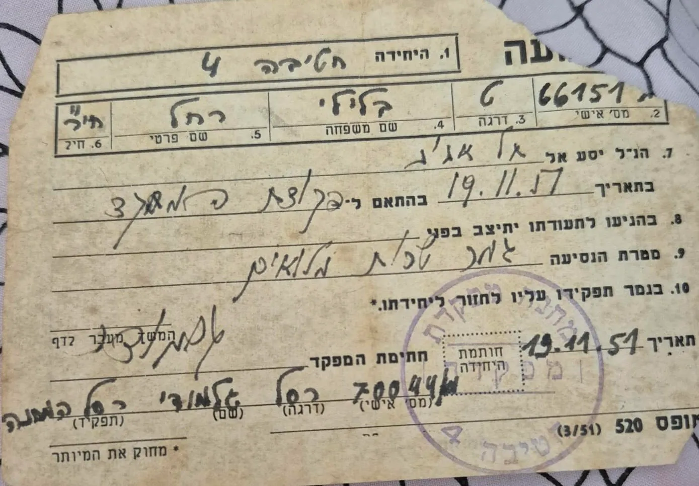 אישור צבאי