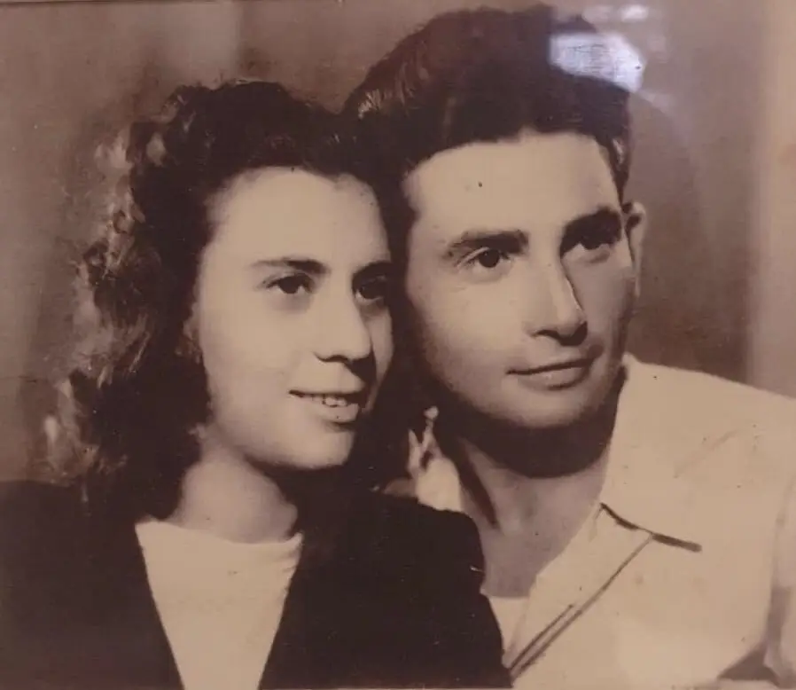 שקי לינה עם בעלה רוסו ראול ברוך.